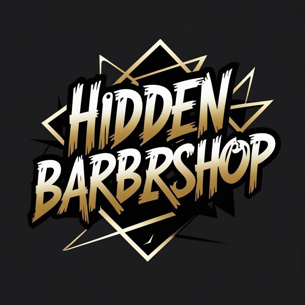 The Hidden Barbershop Logo